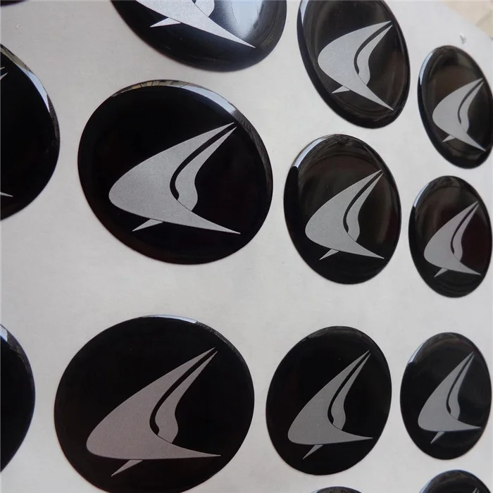 Hot Selling Cheap Custom Logo Waterproof Clear Epoxy Resin Dome Sticker