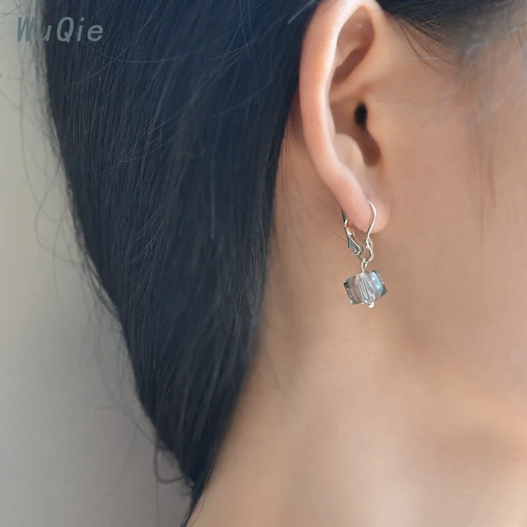 wuqie lever back open hook earrings