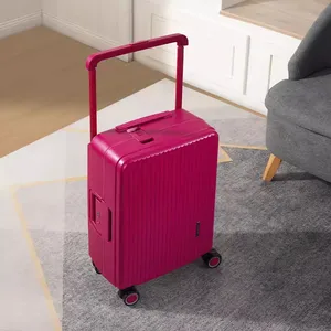 2026 Fashion Style PP Spinner Luggage Sets 20 24 28 Inch Aluminum Trolley TSA Lock Inexpensive Carry Luggage Sale