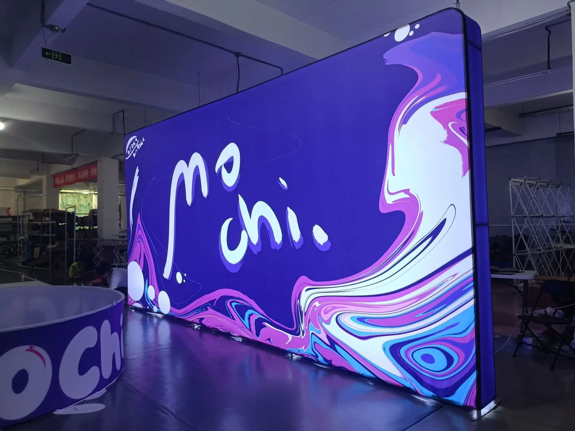 10ft Backlitwall Professional Portable Light Box Banner Show Booth