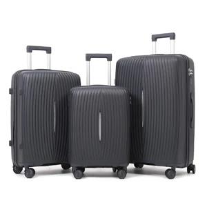 Large Suitcase Factory Direct Wholesale Luxury Modern 3pcs PP Luggage Valises 20/24/28inch Suitcase Trolley Bags with Casters for Travel