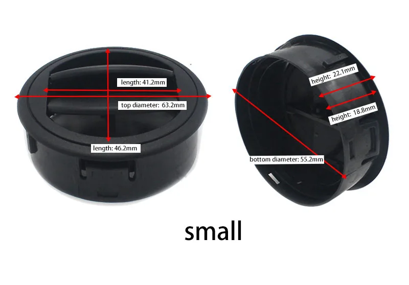 Adjustable Black Round Auto Air Conditioning Vent Buy Auto Cool Air
