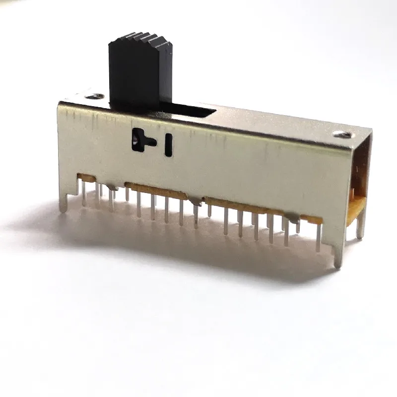 Pcb Panel Single Pole Slide Switch 30 Pin 4 Position Slide Switch