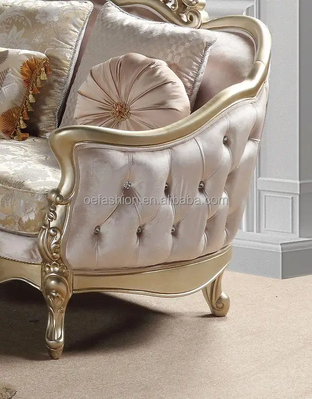 OE-FASHON Chesterfield Sofa with Rolled Arms Classic Button Tufted 3 ...
