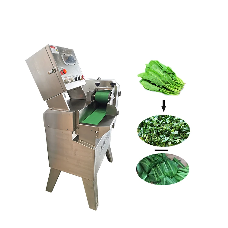 commercial automatic lettuce shredder kitchen leafy