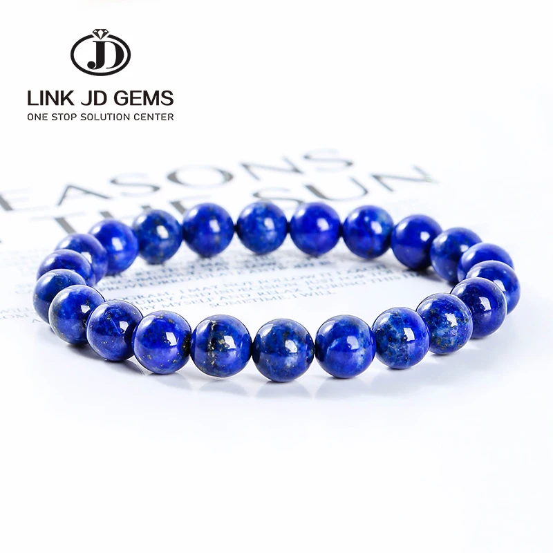 Lapis Lazuli Bracelet Gift For Women or Men, 8mm Gemstone Bracelet, cheapest %100 original and real natural stone