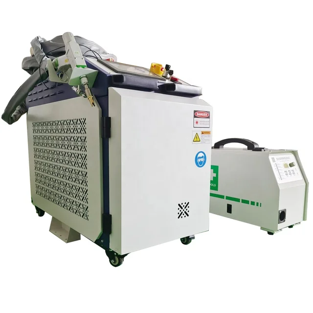 CE 3 in one  manual fiber metal laser welding machine 2000W 1500W 3KW fiber laser welding machine