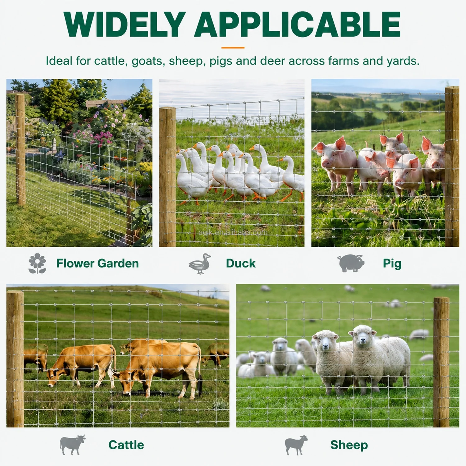 Flexible Cattle Fence 4ft × 164ft