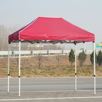 Linyi Duomi Hexagonal Steel Canopy Tent Frame Outdoor Folding Custom Advertising Logo Tent