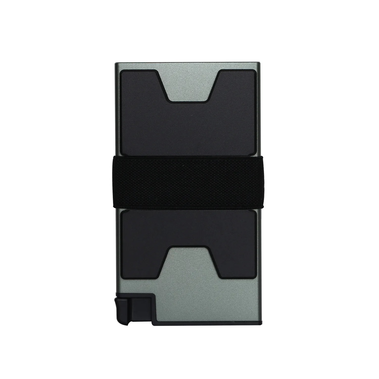 Wholesale Metal RFID Blocking Card Holder Multi-Credit Card Safety Case with Cash Strap for Business Use Wholesale Metal RFID Blocking Card Holder Multi-Credit Card Safety Case with Cash Strap for Business Use
