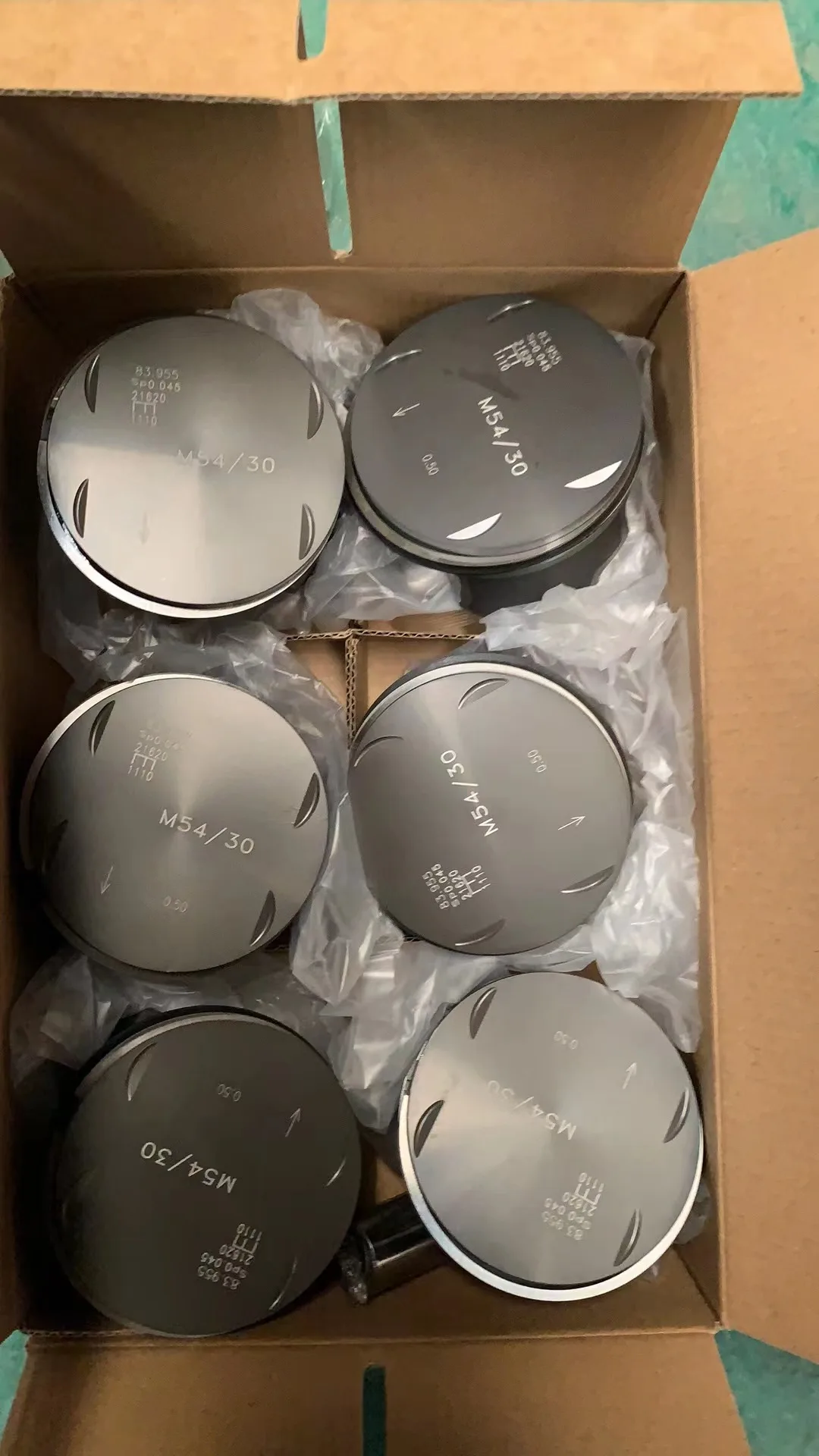 Factory 84mm Car piston with ring set for BMW M54 3.0L M54B30 OE 
