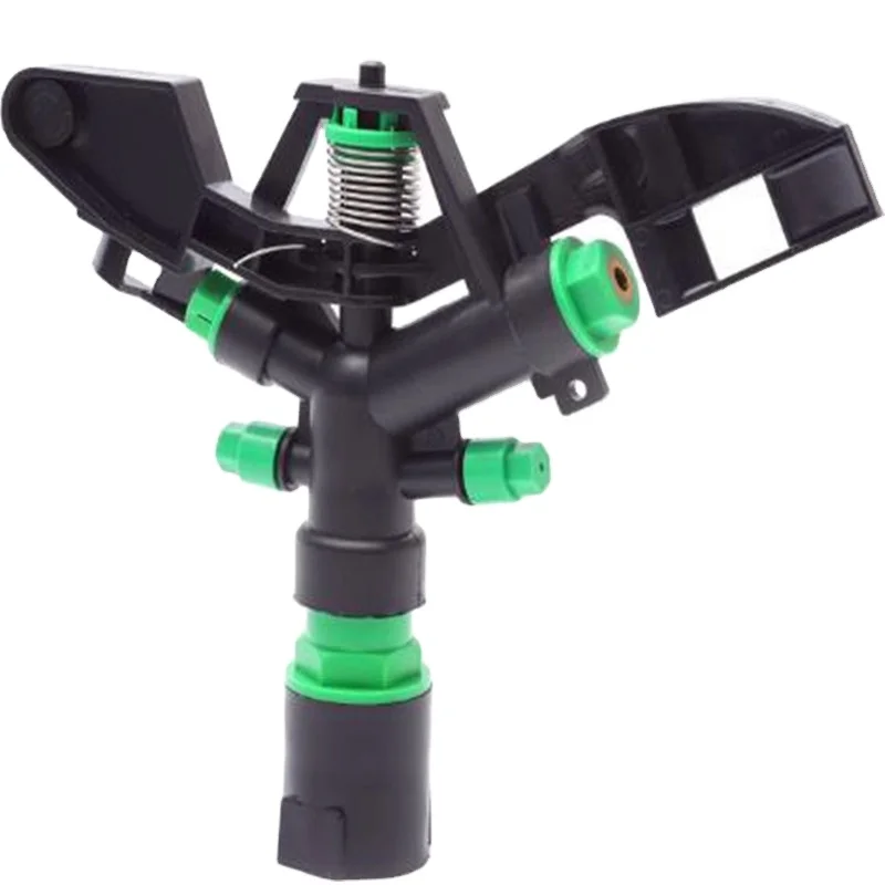 3/4 Impact 360 Rotating Garden Sprinklers Plastic Agricultural Irrigation Water Sprinkler for Vegetables for Garden Farm Use
