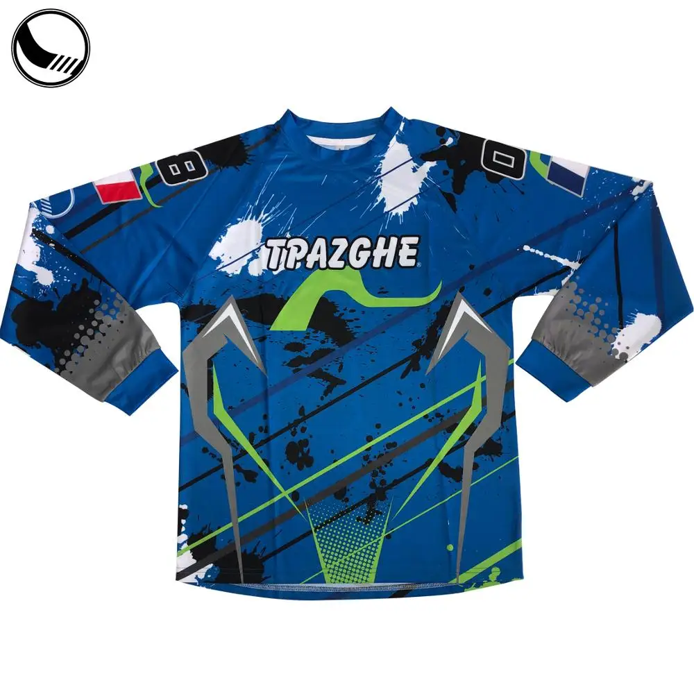 Plain Unisex Quick Dry Sublimated Motocross Jersey