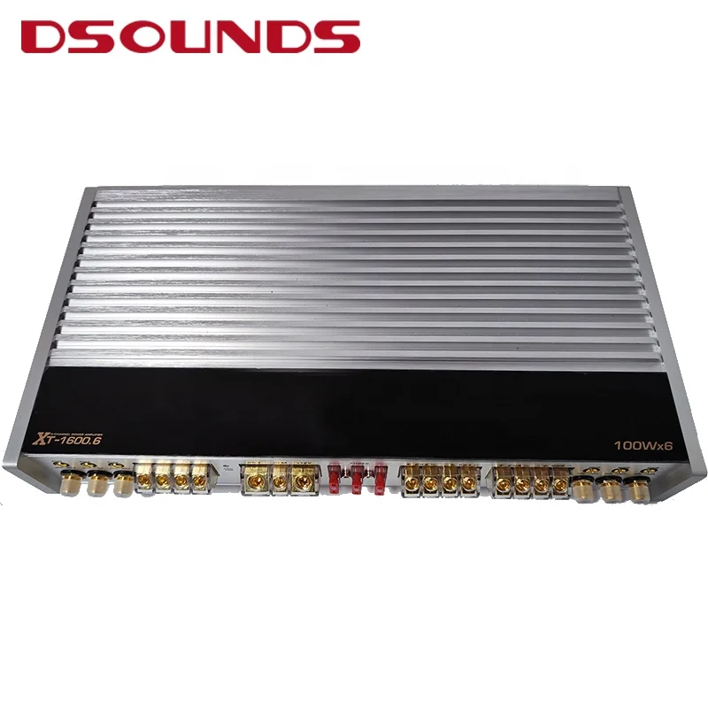 6チャンネル カーオーディオアンプ 100W×6ch フルレンジ 高出力 パワー
