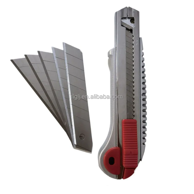 Retractabe Auto Load Utility Slide Lock Knife Box Cutter Blade