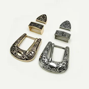 Customized Garment Accessories Alloy Bright Color Hollow Out Belt Buckle for Lady Coat Dress Skirt