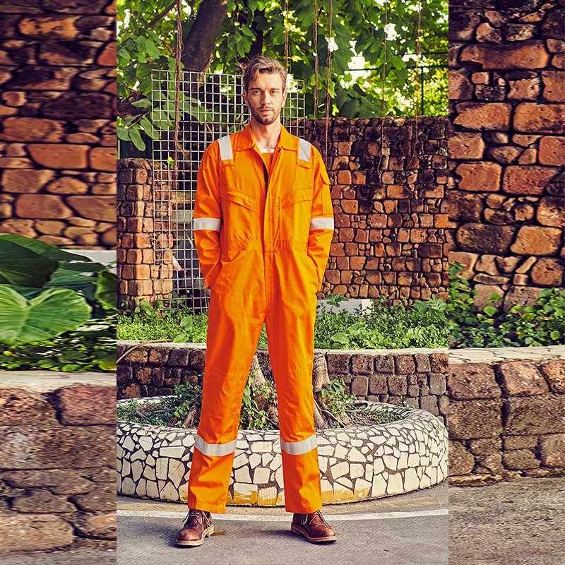 Фабричная поставка NFPA 2112 EN 11612 огнестойкий FRC FR безопасный промышленный комбинезон