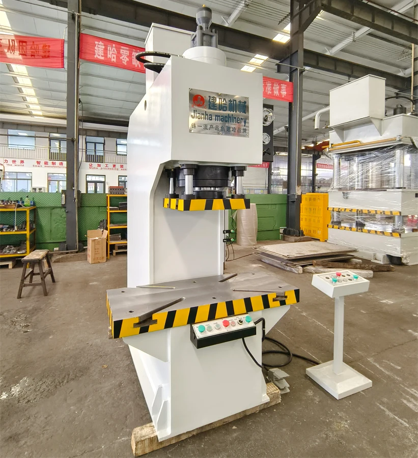 100 Ton Single Column Hydraulic Press Machine For Setting Accessories