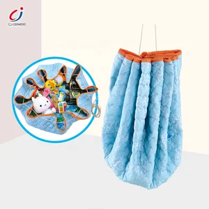 Big Round Storage Bag Comfortable Game Pad Soft Foldable Baby Play Gym Activity Mat