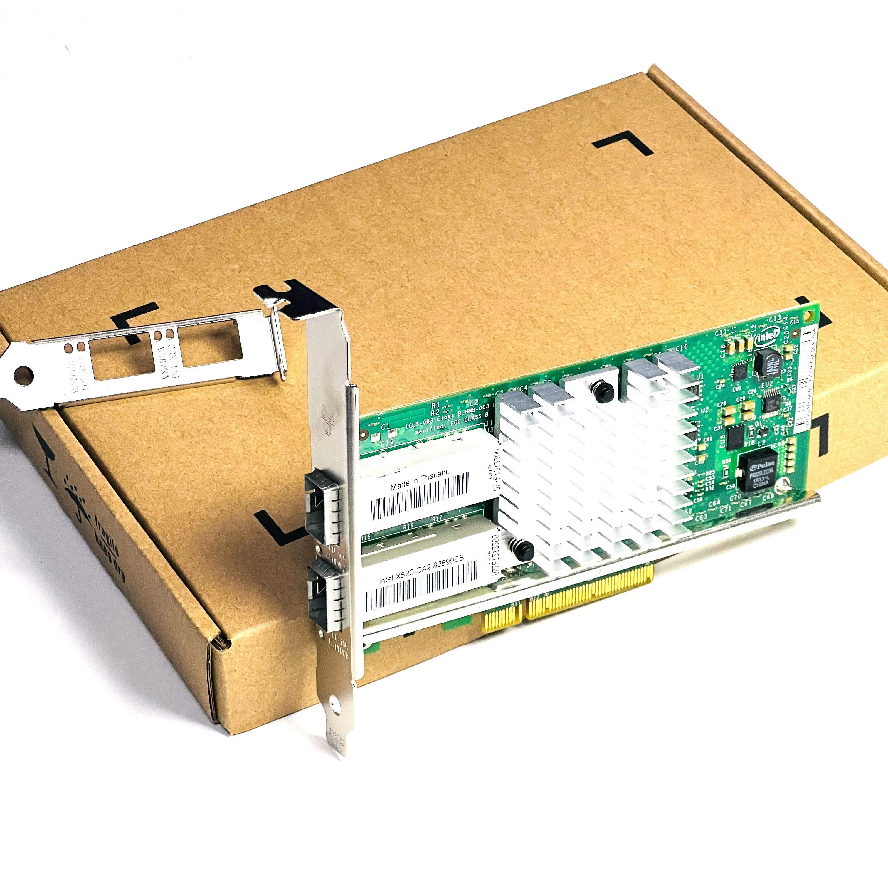 Intel X520-DA2 Pcie Network Card - Dual Port 10G Fiber
