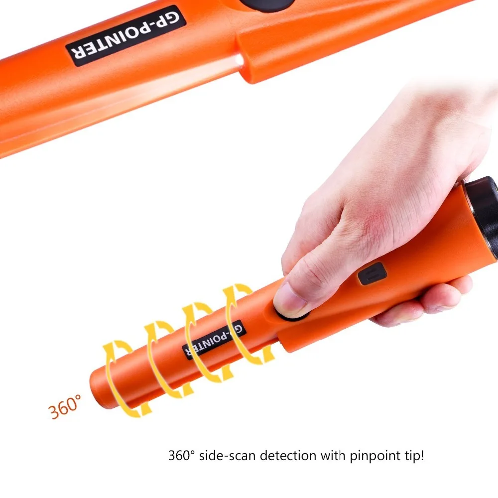 Factory Price Hand Held GP Pointers Pinpointer Metal Detector, Portable Waterproof GP Gold Pin Pointer With LED Light
