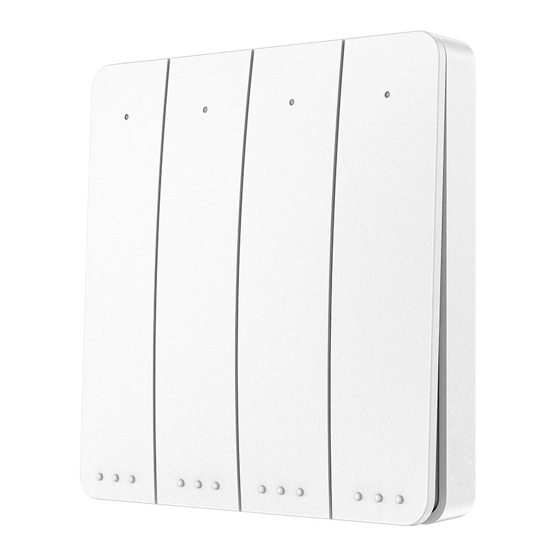 2 Gang Powerpoint Light Contactless Smart Wifi Rf for Locks Button Wallpad Led Key Touch Uk Remote Control Iinlide Wall Switch