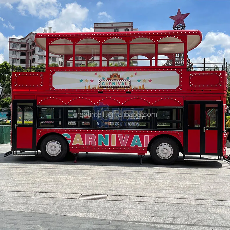Double Decker Bus Food Truck for Sale - Great Intelli