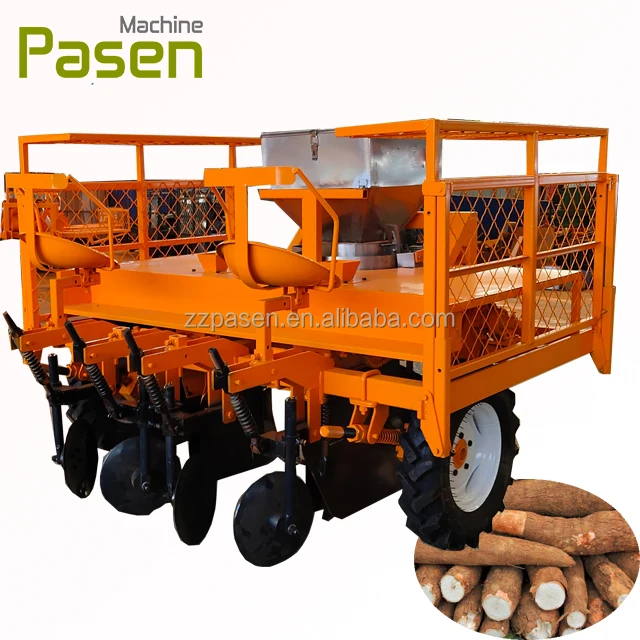 2 Rows Cassava Combine Planting Machine Cassava Planter Ridge and Flat Type