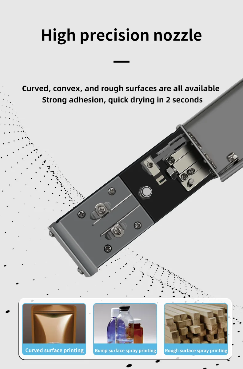 High-Speed Automatic Inkjet Printer High-Definition Dot Matrix for Flex ...