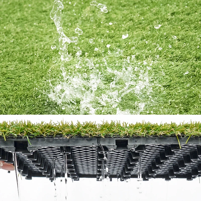UNI  Garden Floor Design Artificial Grass Deck Tiles