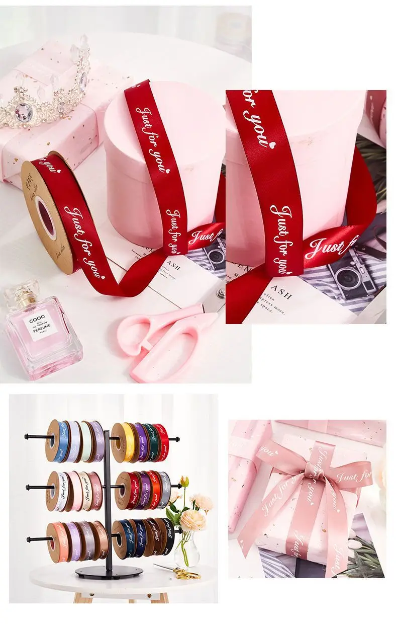 High Quality Silk Wedding Custom Ribbons For Gift Wrap Christmas Ribbon