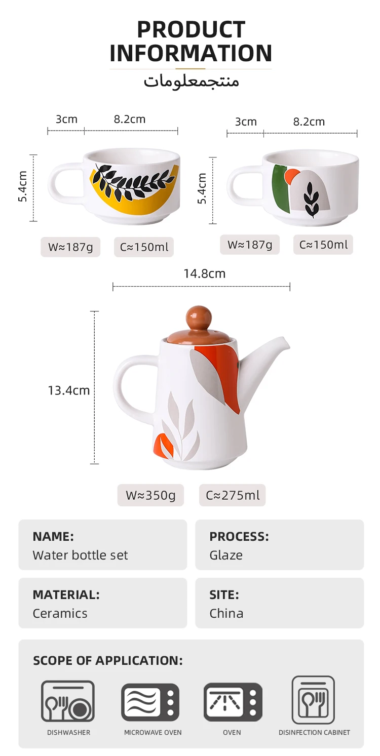 3 in 1 Ceramic Tea Set Overview