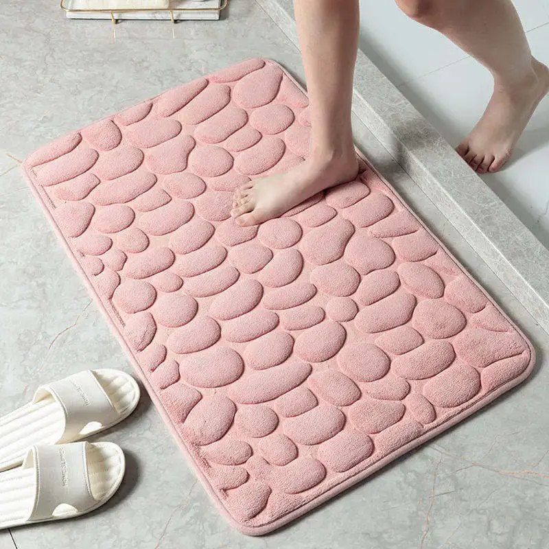 Super Absorbent Memory Foam Bath Mat Set - Non-Slip Bathroom Rugs and Mats, Durable Fast-Drying Floor Mats for Bath, Ideal for Luxury Bathroom Rugs and Home Use