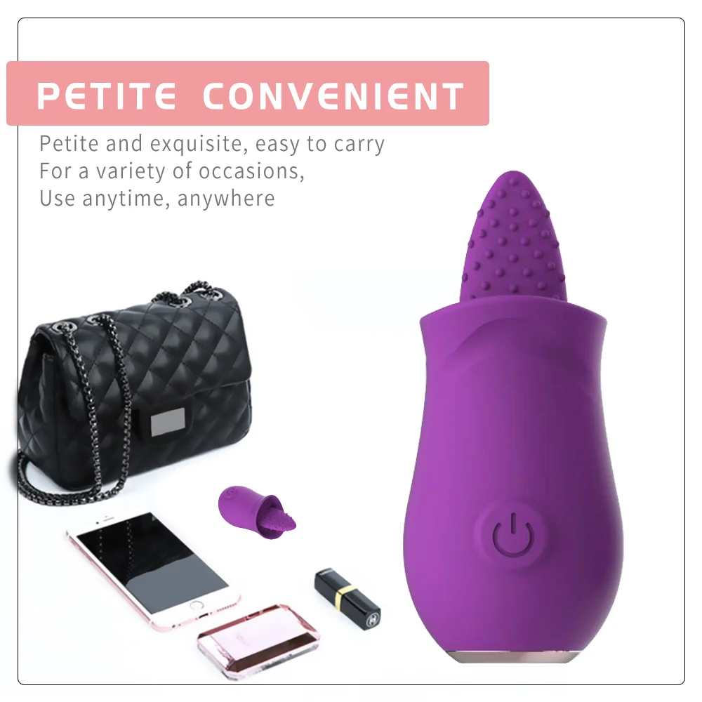 Low Noise Fast Charging Rose Suction Tongue Vibrator With Custom Gift Box