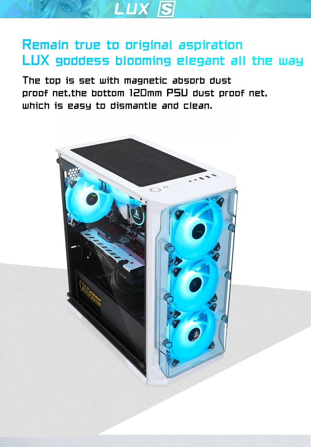 Matx Computer Case Full Tower For Mini Pc Case Acrylic Transparent Cases Segotep Gaming