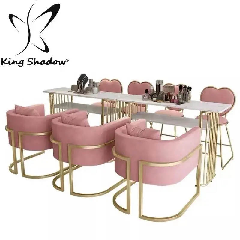 silla de manicura chaise à ongles station en gros spa salon de beauté  moderne luxe manucure table à ongles