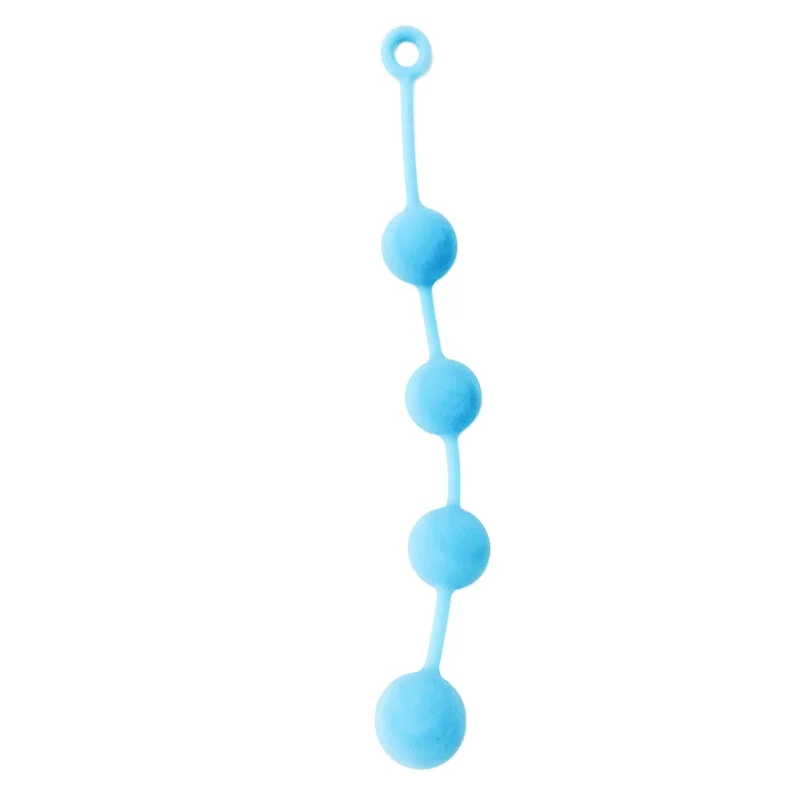 Beginner Silicone Small Anal Beads Butt Plug Ball Pull Ring Anal Stimulator Ass Butt Beads G Spot Anus Masturbation Erotic Goods