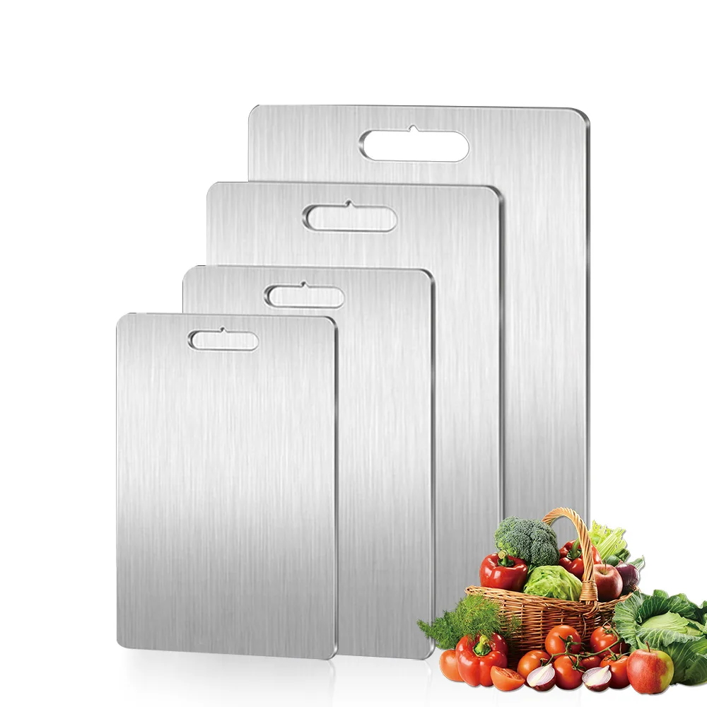 304 316 High-Quality Stainless Steel Cutting Board Durable Hygienic Versatile Kitchen Tool for Food Preparation