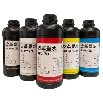 Leather printing ink UV resistant waterproof leather uv soft ink uv led ink for inkjet printer