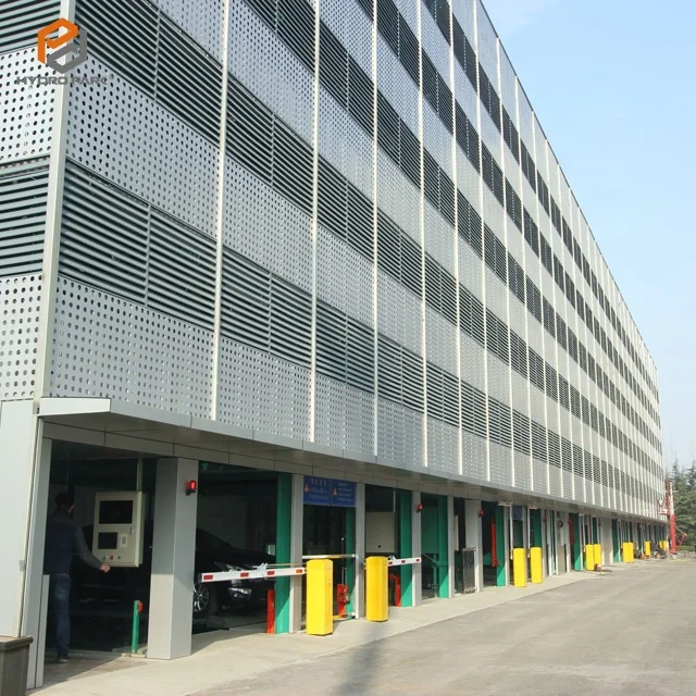 Multi Level Automated Parking Building Mechanical Robot Smart Car Parking Tower System