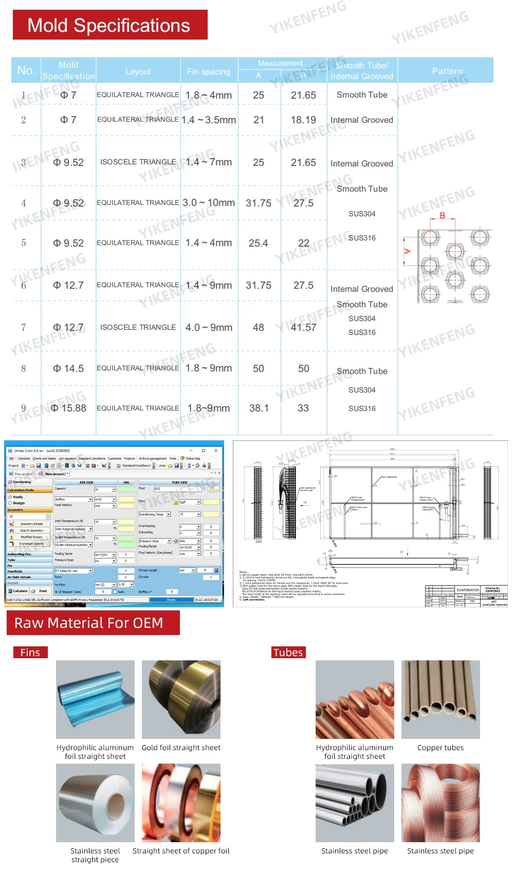 Aluminum Fin Copper Tube, 7mm, 12.7mm - detail 10