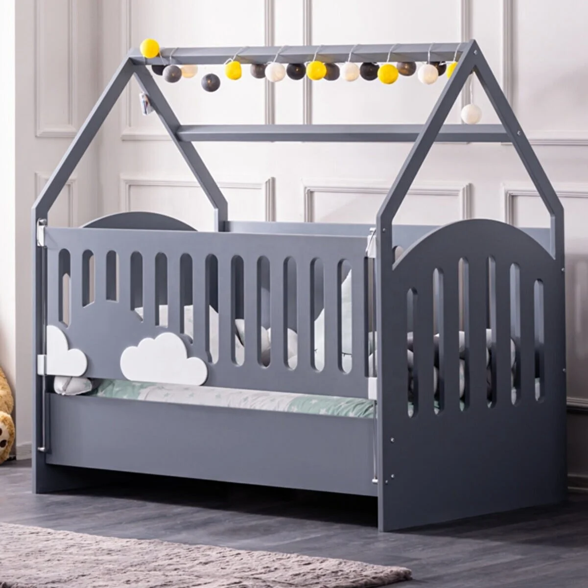 Nova 2110jmad026 Australia Hot Sell Kids Bedroom Furniture Set Grey