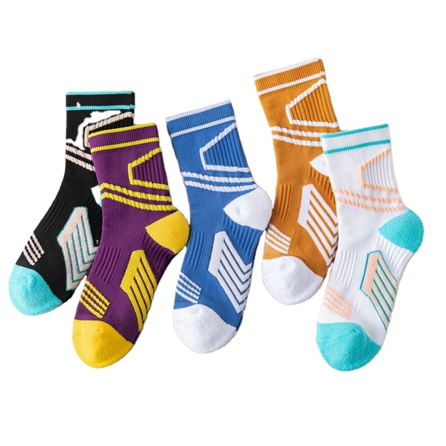 High quality factory price cotton Sporty Breathable Anti-bacterial children Socks crew sock