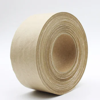 Widely Used Biodegradable Reinforced Package Tape Custom Printed Gummed Kraft Paper Tape