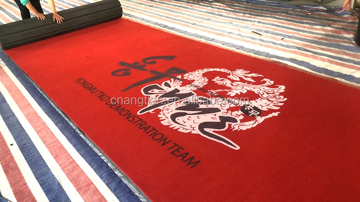 Define Quality Carpet Roll up Used Rhythmic Gymnastic Wushu Rollout Mats for Cheerleading