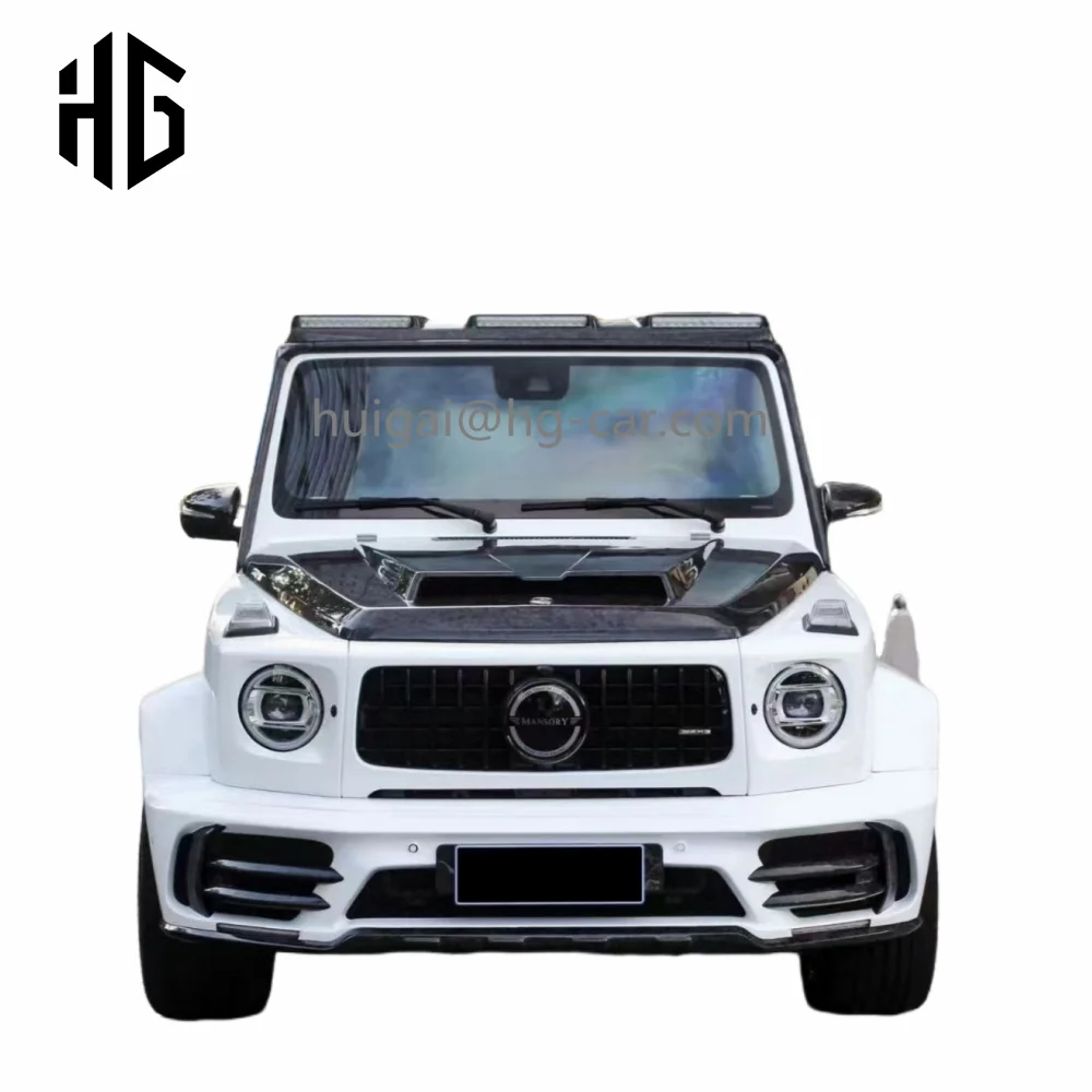 Cf&frp Materials Rear Front Bumper Lip Spoiler G Wagon Engine Hood For ...