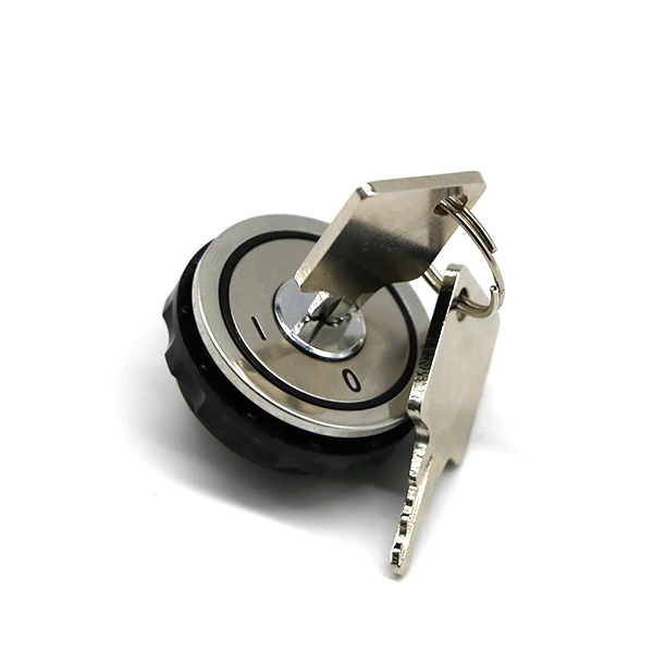 Stainless Steel Elevator Lock Key Switch Button Elevator Lift Parts Lock Button Elevator Cop Lop Lock Key Button 28mm