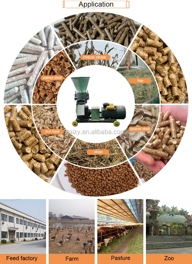 Feed Roller Mills Machine Grain Roller Mill for Livestock Feed Pellet Goat Feed Making Machine
