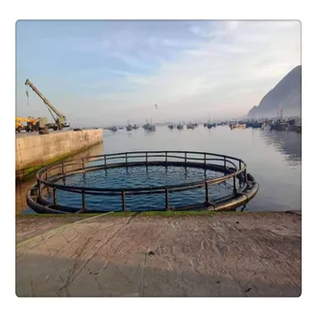 Aquaculture fish cage - EXTRA-WIDE - Toford Aquaculture - HDPE / round /  floating