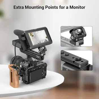 SmallRig FX3 / FX30 XLR Handle Extension Rig for Sony - MD3490 detail image